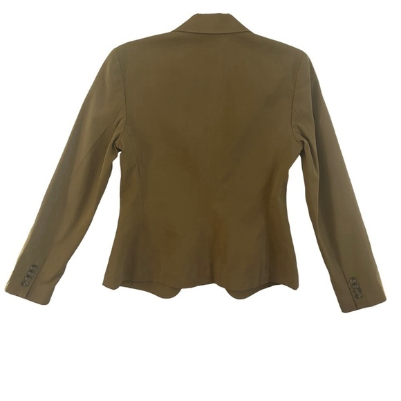 Ralph Lauren Vintage Blazer Women’s Tailored Tan/Camel color Small 100% cotton - Picture 5 of 16
